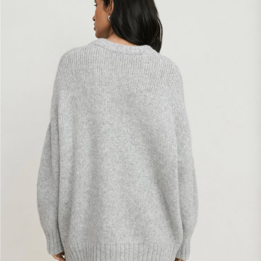 Jenni Kayne Alpaca Cocoon Crewneck 
Gray size XXS